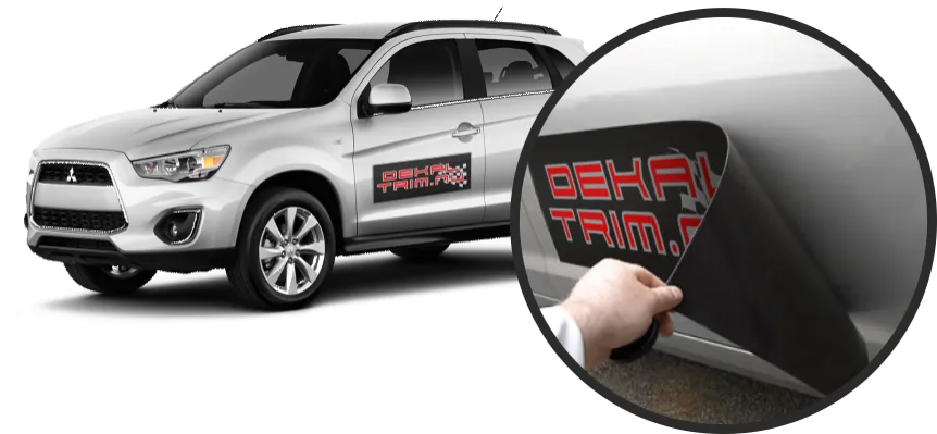 Car with magnets