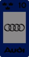 Skattemärke audi
