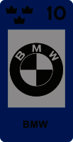 Skattemärke BMW