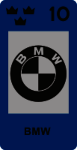 Skattemärke BMW