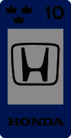 Skattemärke honda