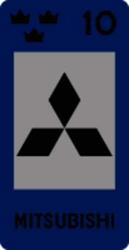 Skattemärke mitsubishi