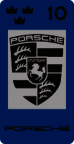 Skattemärke porsche