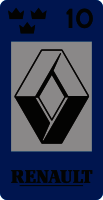 Skattemärke renault