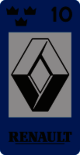 Skattemärke renault