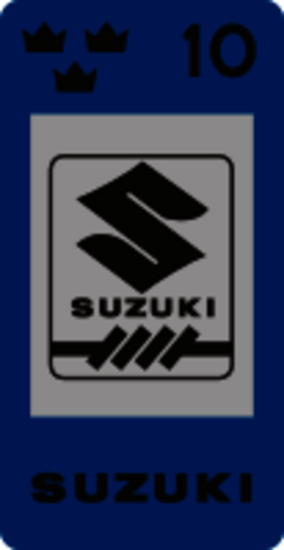 Skattemärke suzuki