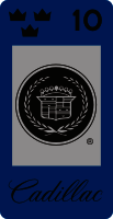 Skattemärke cadillac