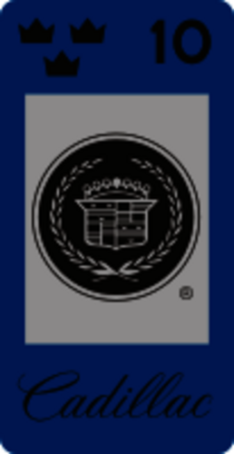Skattemärke cadillac