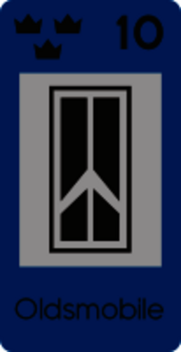 Skattemärke oldsmobile