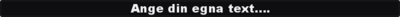 Dekal med egen text