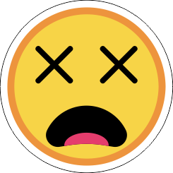 Printad Emojidekal