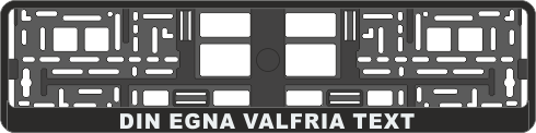 Skylthållare EU 520x110mm