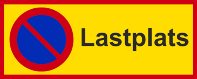 Parkeringsförbud Lastplats 