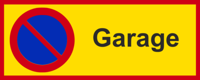 Parkeringsförbud Garage