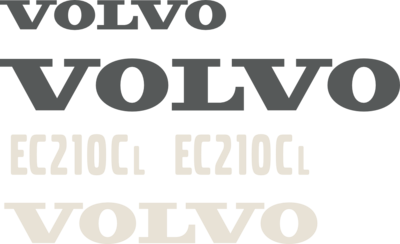 Dekorsats Volvo EC210CL